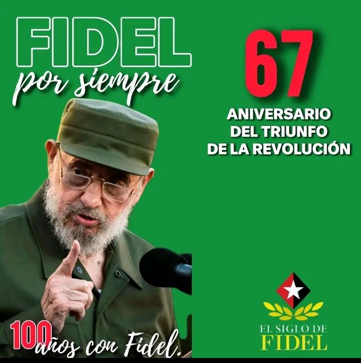 Fidel: "Somos, sencillamente, un pueblo que ha sabido estar a la altura del momento que vive,...". (20/1/1961) #100AñosConFidel #dmesantodomingovc #CubaMined