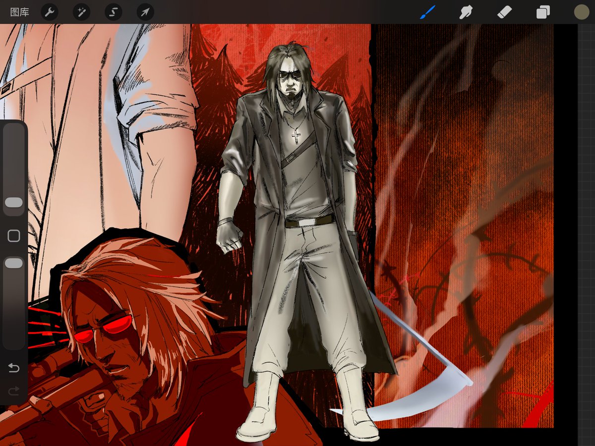 I also liked the version before the color reversed.