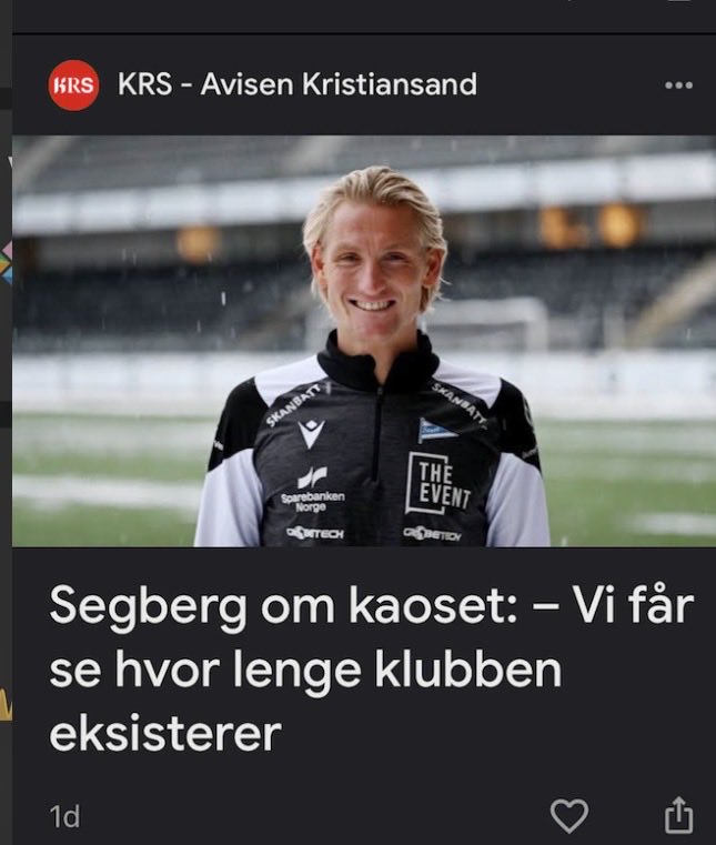 Gjør KRS avisen noe annet enn å enten sette eller prøve å sette Start i et dårlig lys? Det er snakk om den italienske klubben han var i. Bare en gjeng klovner som jobber for den Jerv styrte møkka avisen.