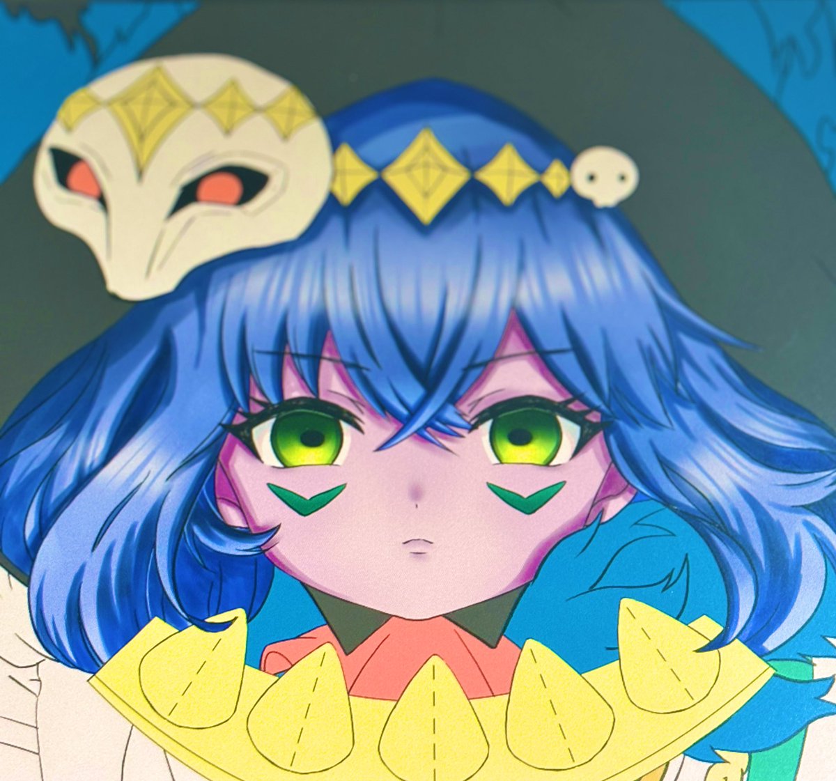 turukedama's tweet image. ネクメイド･ルーカーちゃん描いてます (˶˘ ³˘)♡