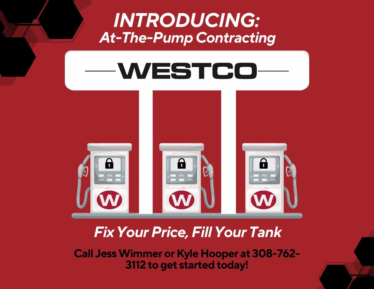 Lock in your gasoline or diesel price with WESTCO’s At-The-Pump Contracting and fuel up with confidence all year long!