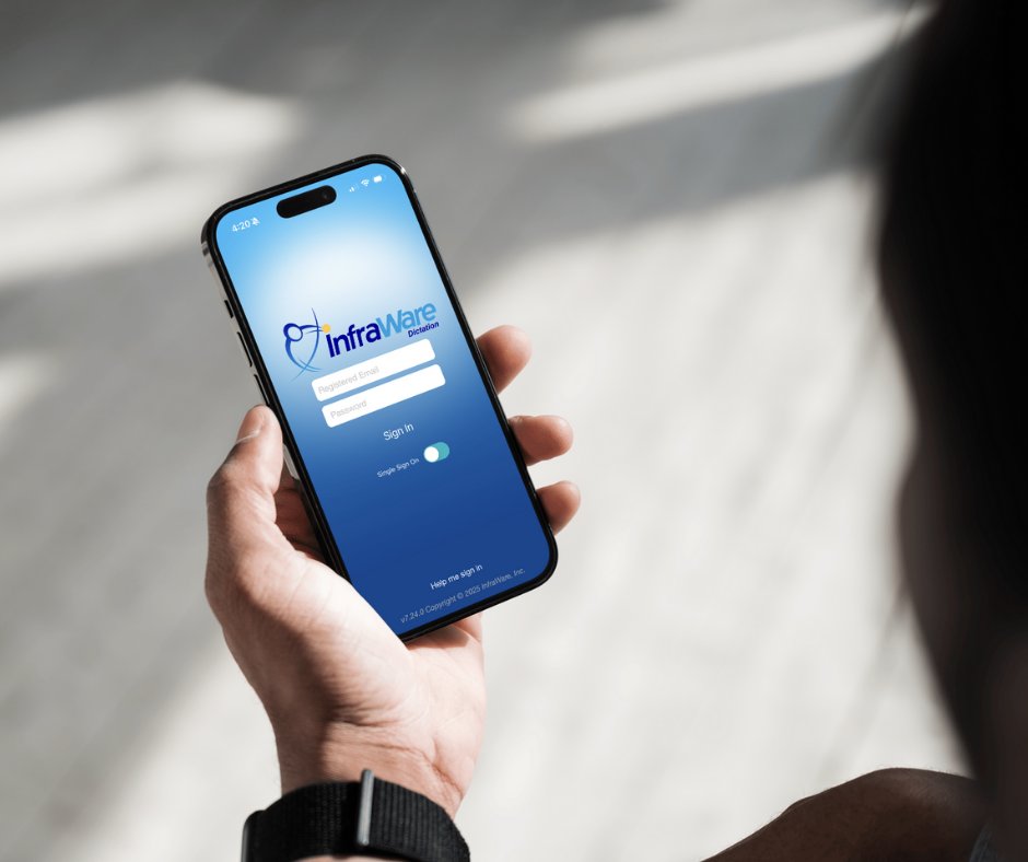 Built for professionals who need certainty.
InfraWare Dictation delivers secure, reliable voice capture. Anytime, anywhere.

 #InfraWare #SecureTech #MobileWorkflow #ProfessionalTools