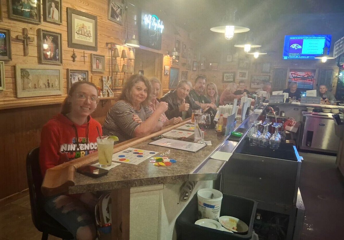 Come join us tonight from 5–8 PM for Music Bingo. Great tunes, fun prizes, and a good time! 

#MusicBingo #LiveMusicVibes #WolfBayFoley #GoodTimes #FunNight #BingoNight