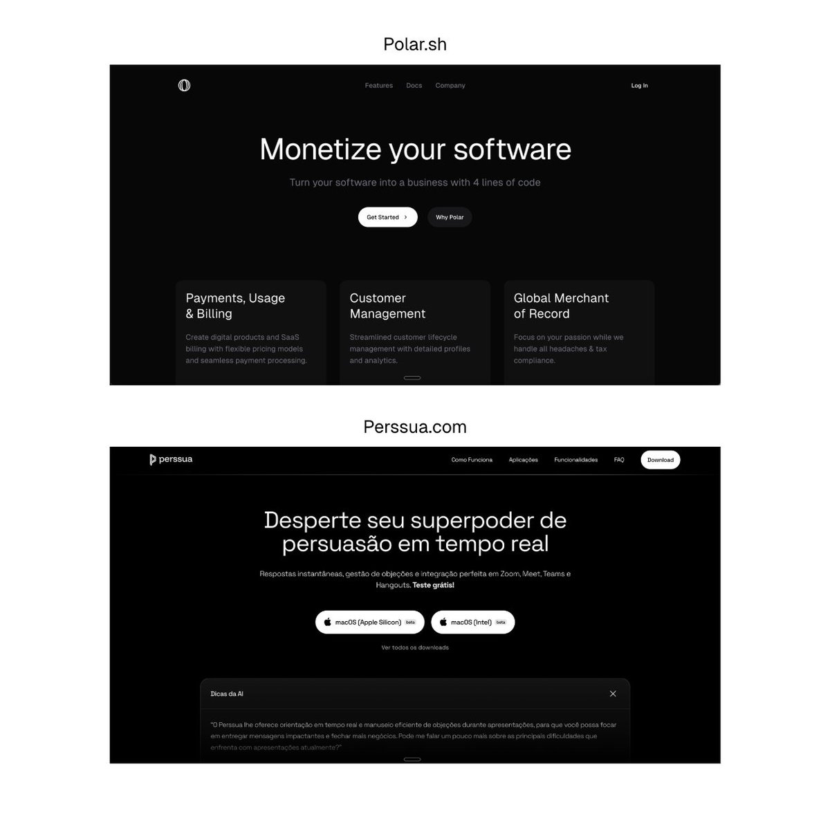 POV: o template do framer estava em liquidação. 
Copia, só não faz igual hahahaha