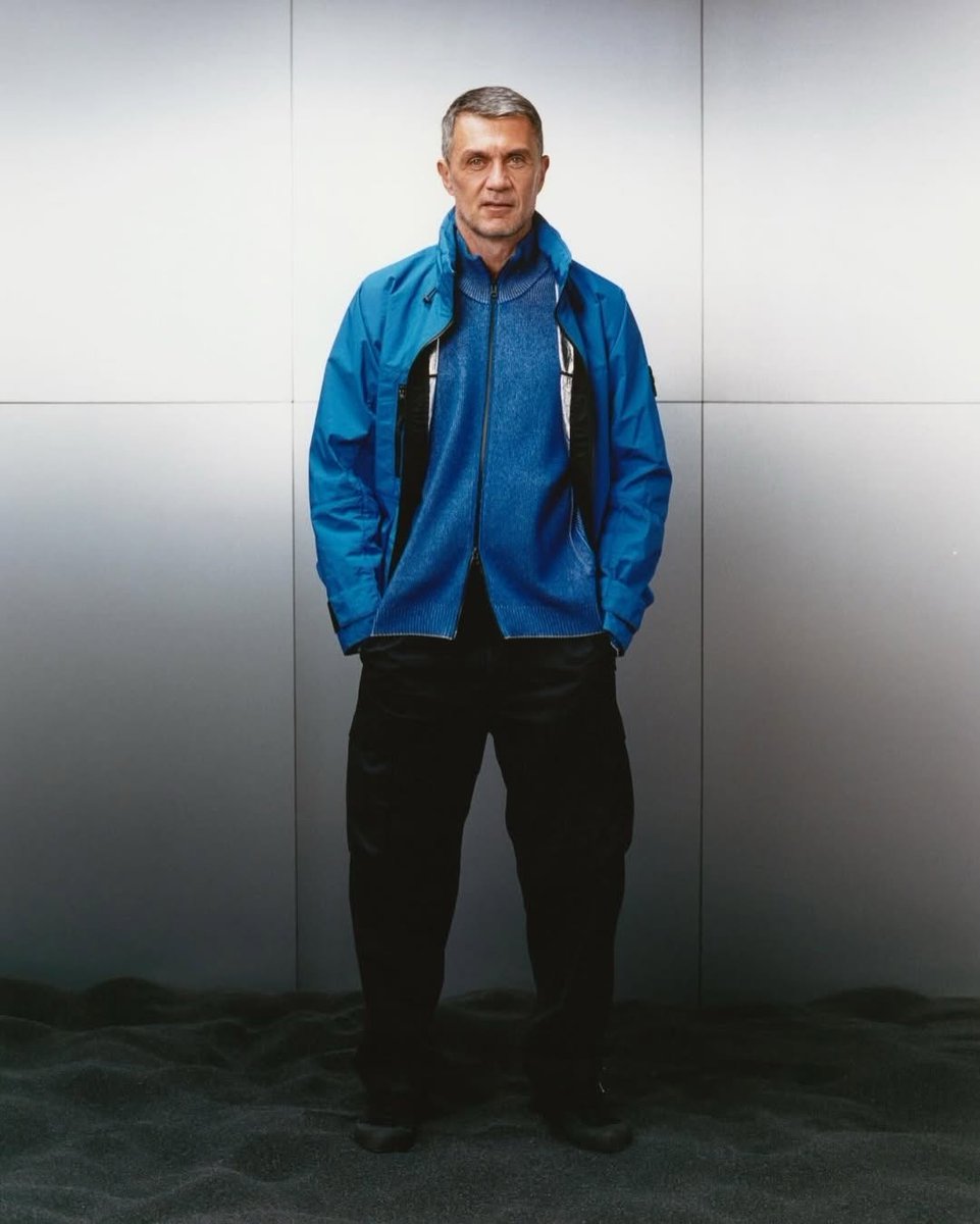 vsrsus's tweet image. Paolo Maldini stars in Stone Island’s new campaign.