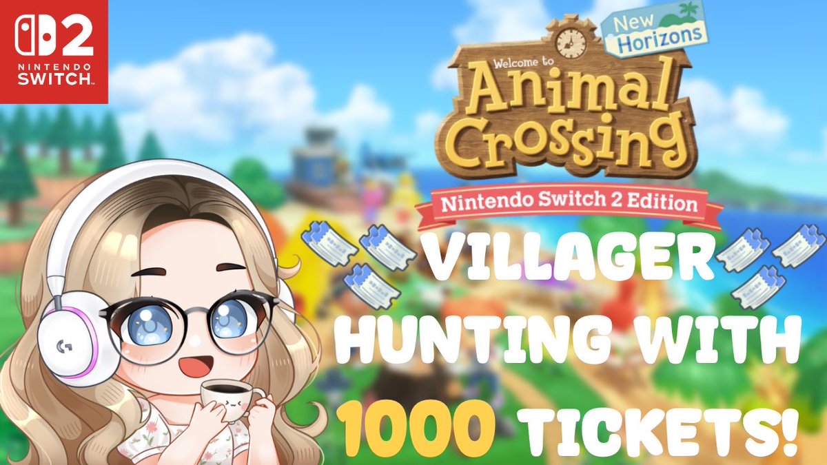 CaffeinatedCozy's tweet photo. Hi cozy friends! 🫶 I have ONE THOUSAND Nook Miles tickets on #AnimalCrossingNewHorizons and a dream…can we find our dreamies Ione or Judy? Let’s find out!

https://t.co/fd2cnT880f

Caffeine and chaos guaranteed. ☕️✨ https://t.co/Cao59mqIIL