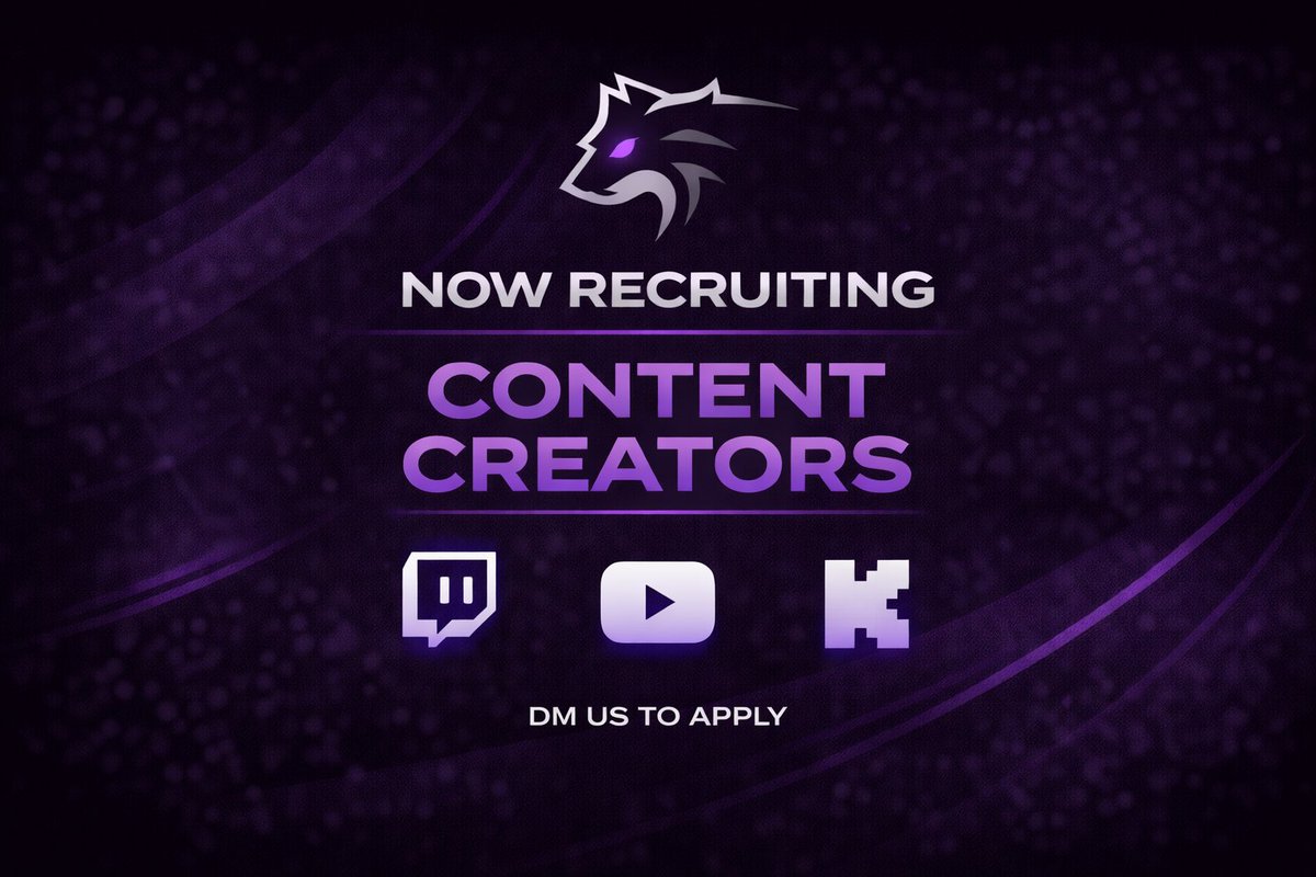 XENRAGAMING's tweet image. LOOKING FOR A PACK? DM US FOR MORE INFO 🐺