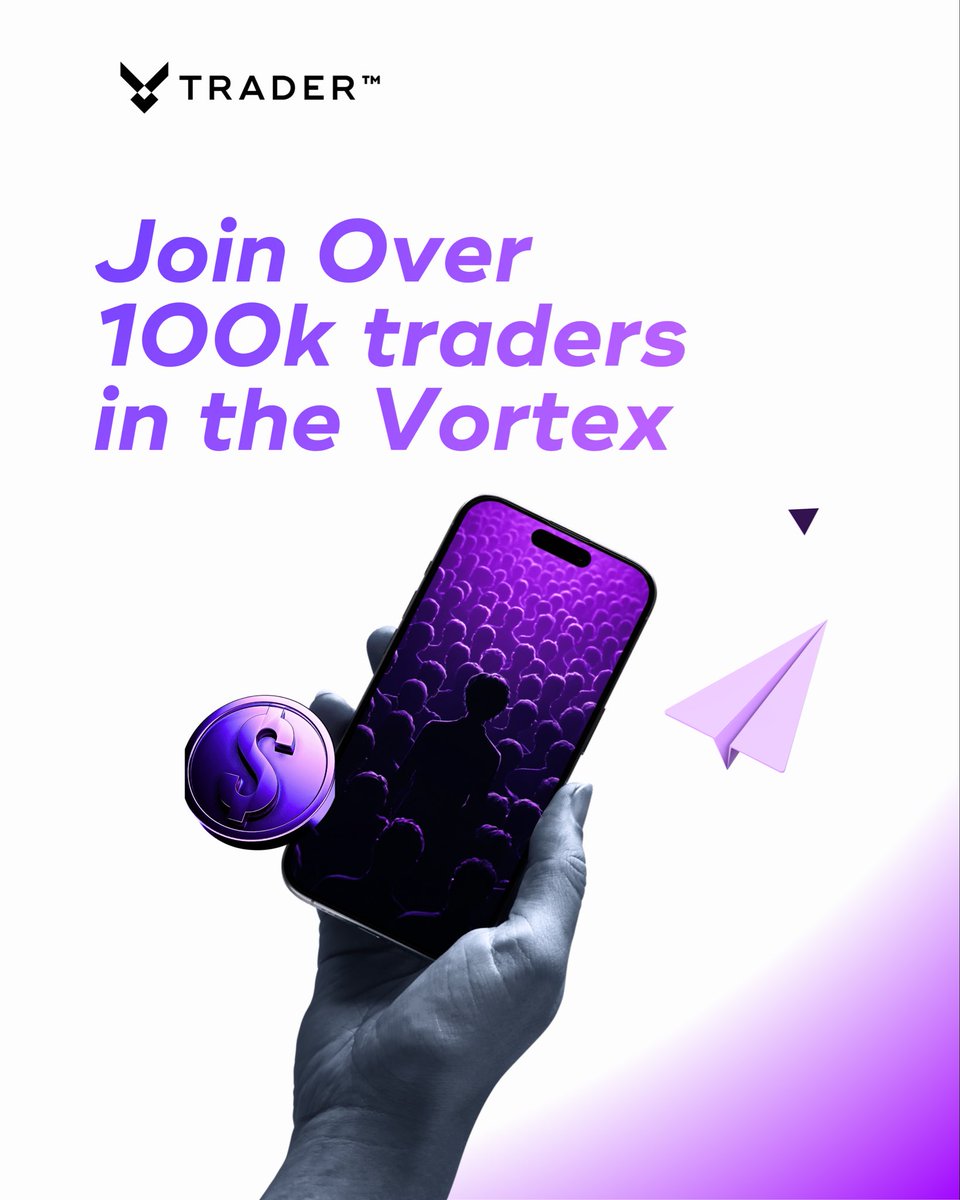 vTraderAfrica's tweet photo. 100,000+ traders.
One vortex.
🫵🏼Are you in yet? 🌪️

#VTrader #CryptoTraders #JoinTheVortex https://t.co/mzwzg3254g