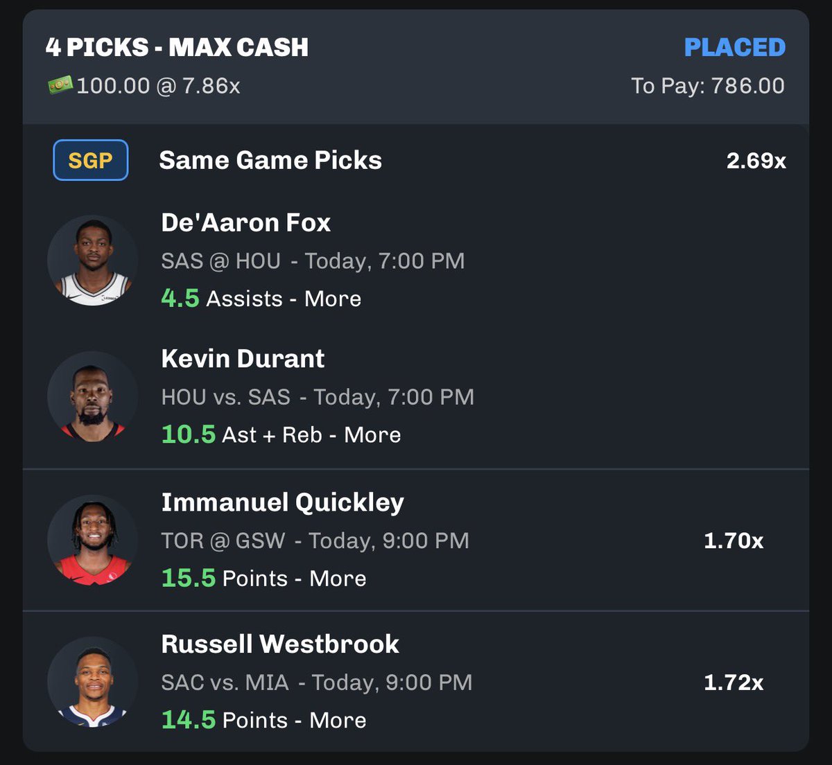 SmackersDee's tweet image. JUST COOKED UP THIS SWEET PARLAY ON STREAM🔥 $50 TO 2 FOLLOWERS THAT LIKE &amp;amp; RT ONCE THIS CASHES. MAKE SURE TO TAP INTO STREAM TO WE COOKED THIS ONE 🧑‍🍳 ILL SEE YALL AT THE MF BANK 🏦 

twitch.tv/smackersdee