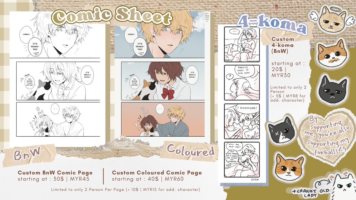 🍊 | coms open! tweet media