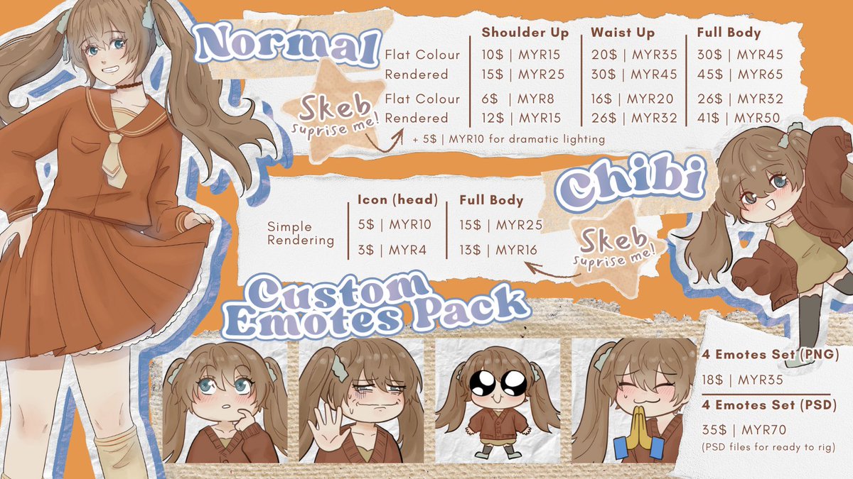 🍊 | coms open! tweet media