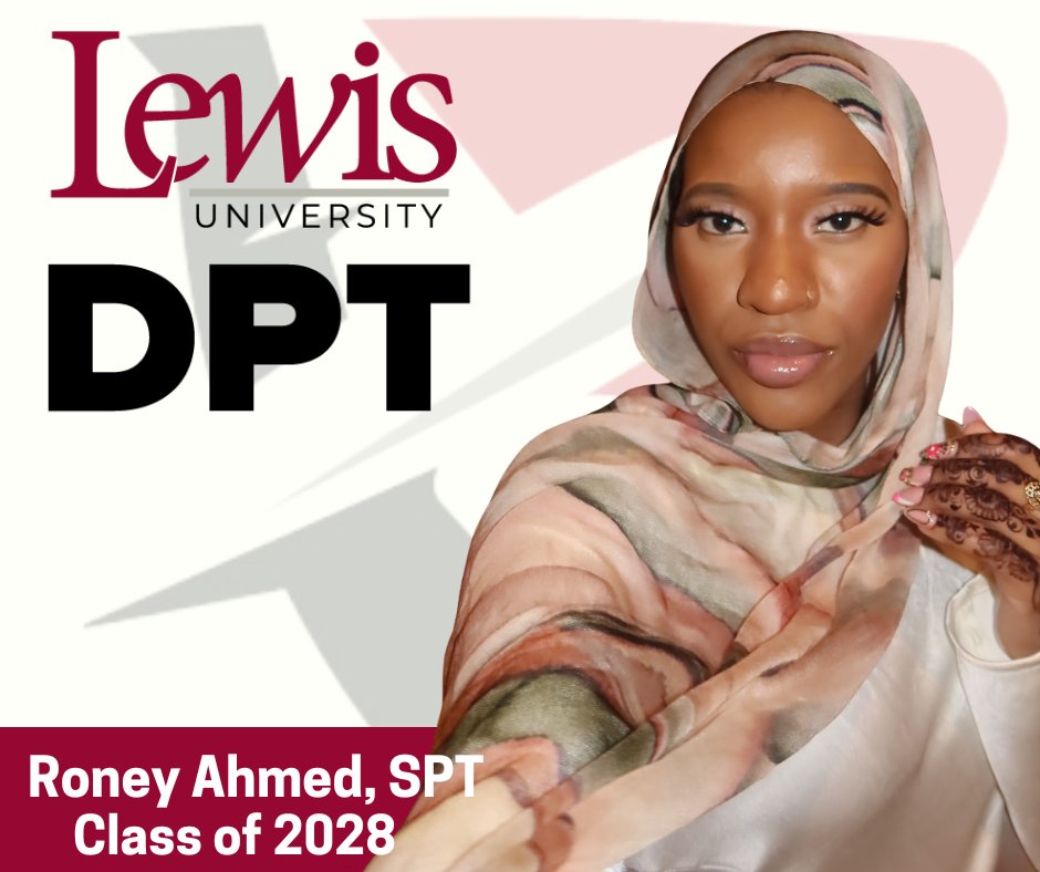LewisDPTFlyers's tweet image. Welcome Roney Ahmed, SPT (Class of 2028) to Lewis DPT! From Somalia, she’s pursued the dream of becoming a physical therapist since high school. Outside class, she’s trying new restaurants, taking photos, and enjoying adventure/action films. #LewisDPT #FuturePT #WelcomeToLewis