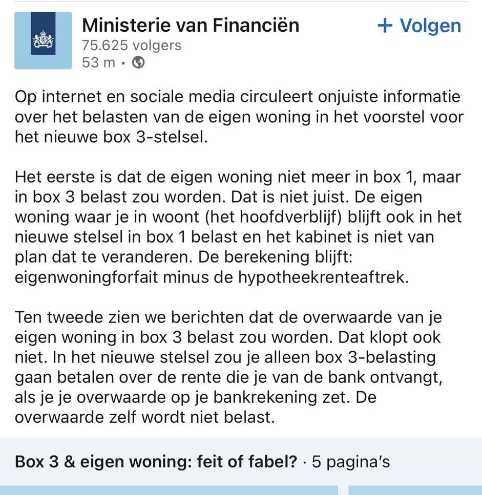 pimgunzel's tweet image. Laat je niet in de maling nemen door de struikrovers in Den Haag. De apocalyptische verhuizing van #overwaarde naar #Box3 is al jaren geleden voorbereid. En het schandelijke Ministerie van @Financien maar liegen, liegen en liegen dat het niet zo is.....