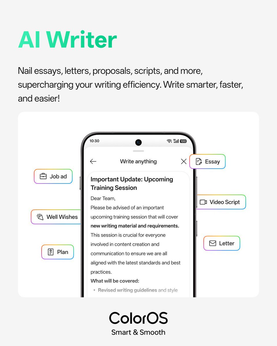 AmitKum77471879's tweet image. What's new with ColorOS? 📝

#OPPOColorOS16 #MoreColorEveryMonth