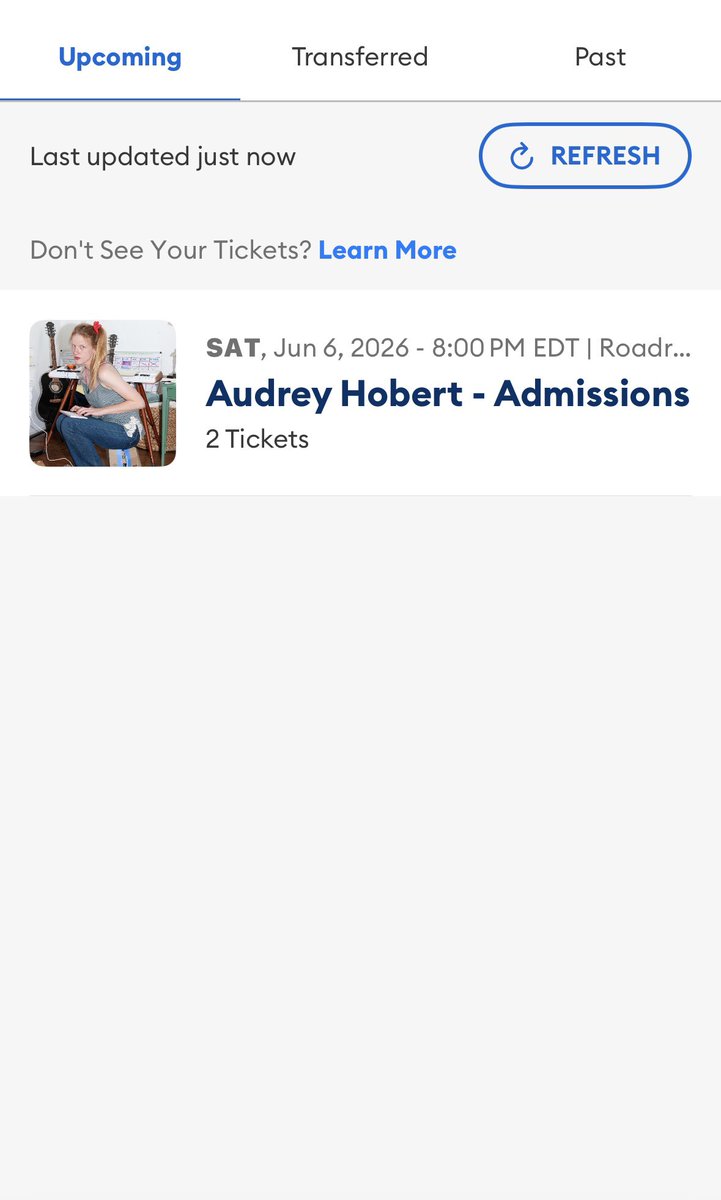 Kaylee_029's tweet photo. IM SEEING AUDREY!! @AudreyHobertsHQ https://t.co/Op5yrTP33p