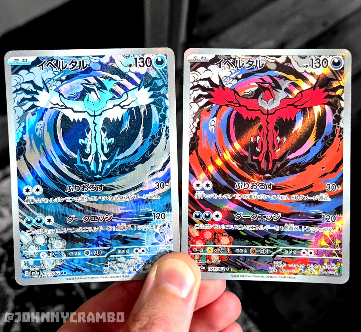 JohnnyCrambo's tweet image. I sun bleached this Yveltal for 10+ months