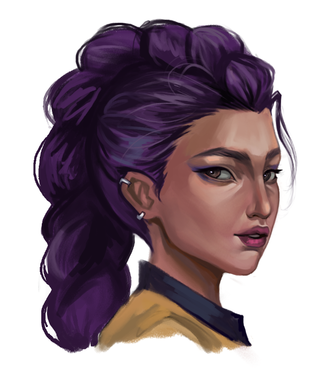 nikkotari's tweet image. Rumi, portrait study!