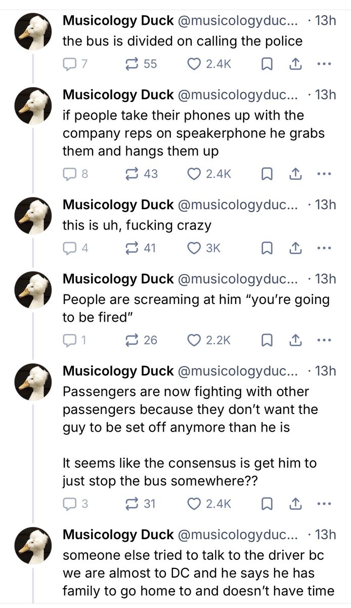 btw, if you’re not on Bluesky, you missed this guy livetweeting being part of a busjacking 1/3: