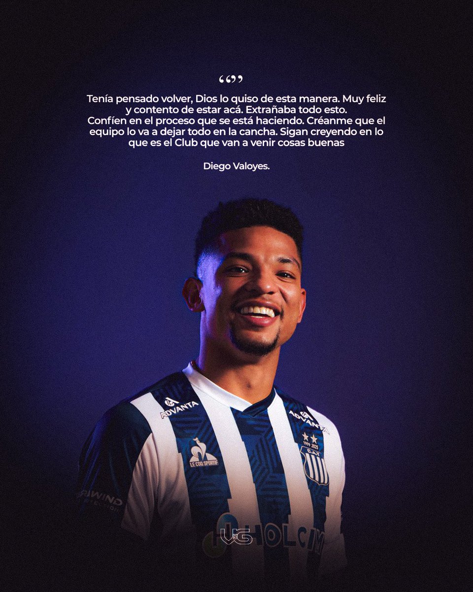 🤍 𝑫𝒊𝒐𝒔 𝒍𝒐 𝒒𝒖𝒊𝒔𝒐 𝒅𝒆 𝒆𝒔𝒕𝒂 𝒎𝒂𝒏𝒆𝒓𝒂…

Diego Valoyes y sus primeras impresiones como refuerzo de Talleres.