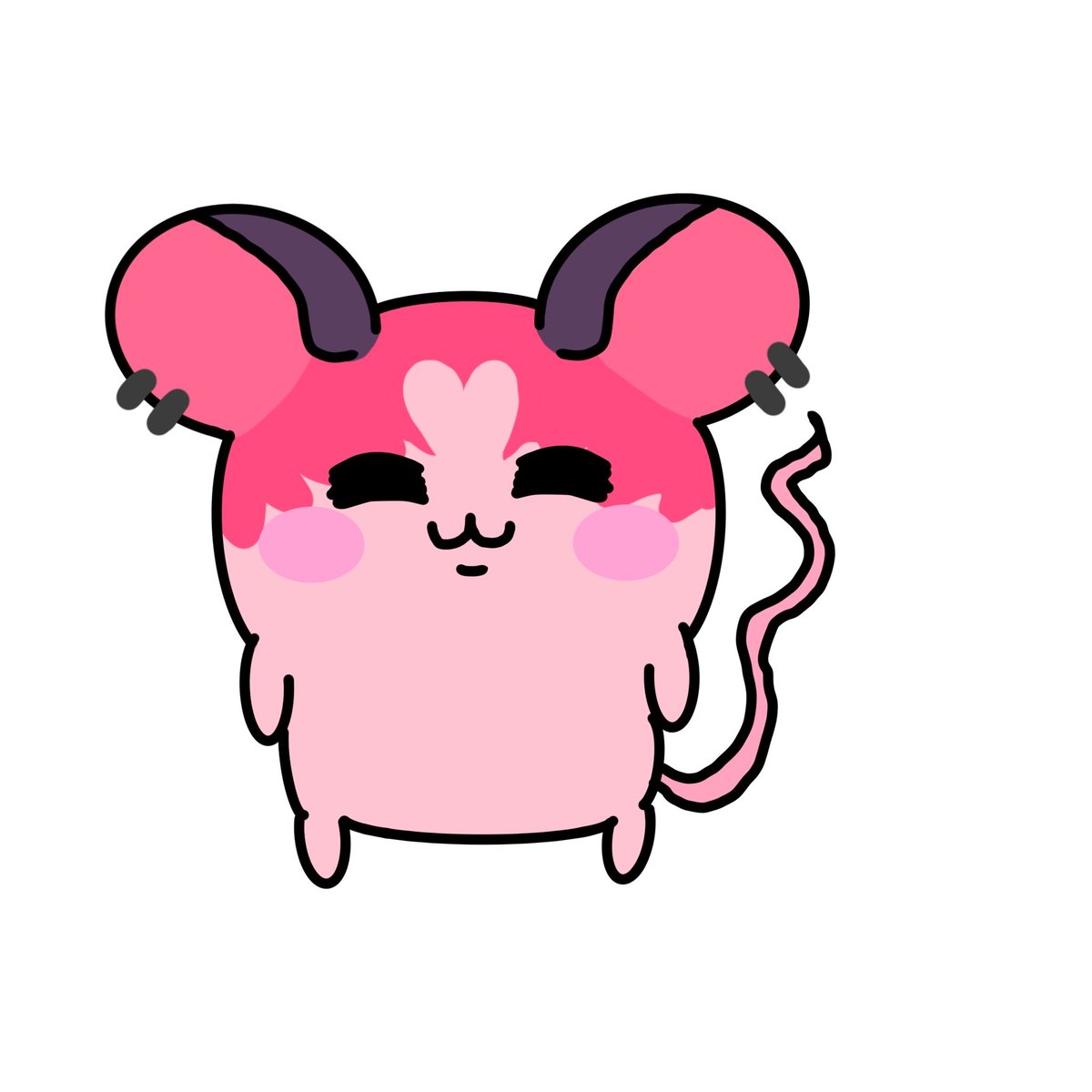 Got my first fanart!!! Made by the wonderful <a href="/TenkiRat/">Tenki Rat🌈🌦️🐁🩵</a>!! She made me as a Chiikawa character!!! I am so in love!!! 🥺🥺🥺🥺