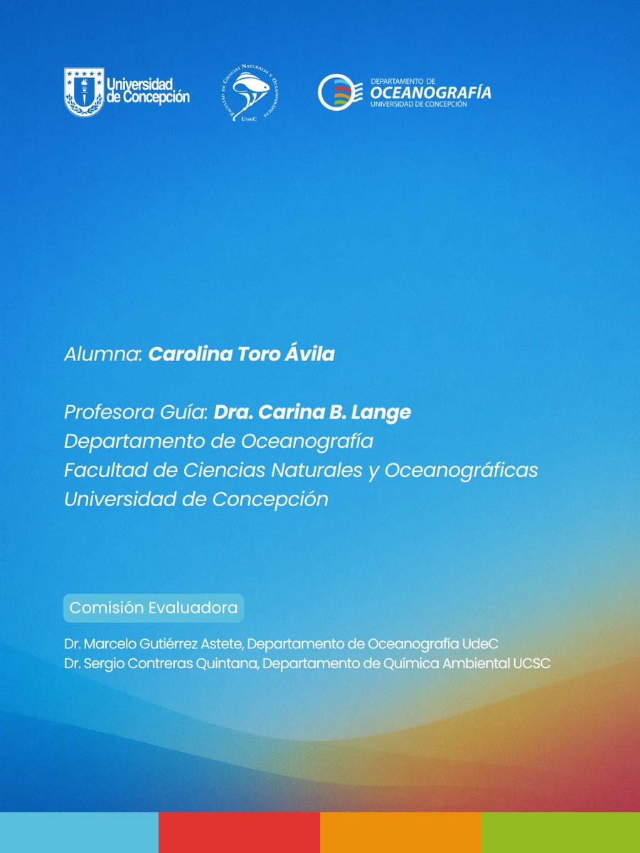 Departamento de Oceanografía UdeC tweet media