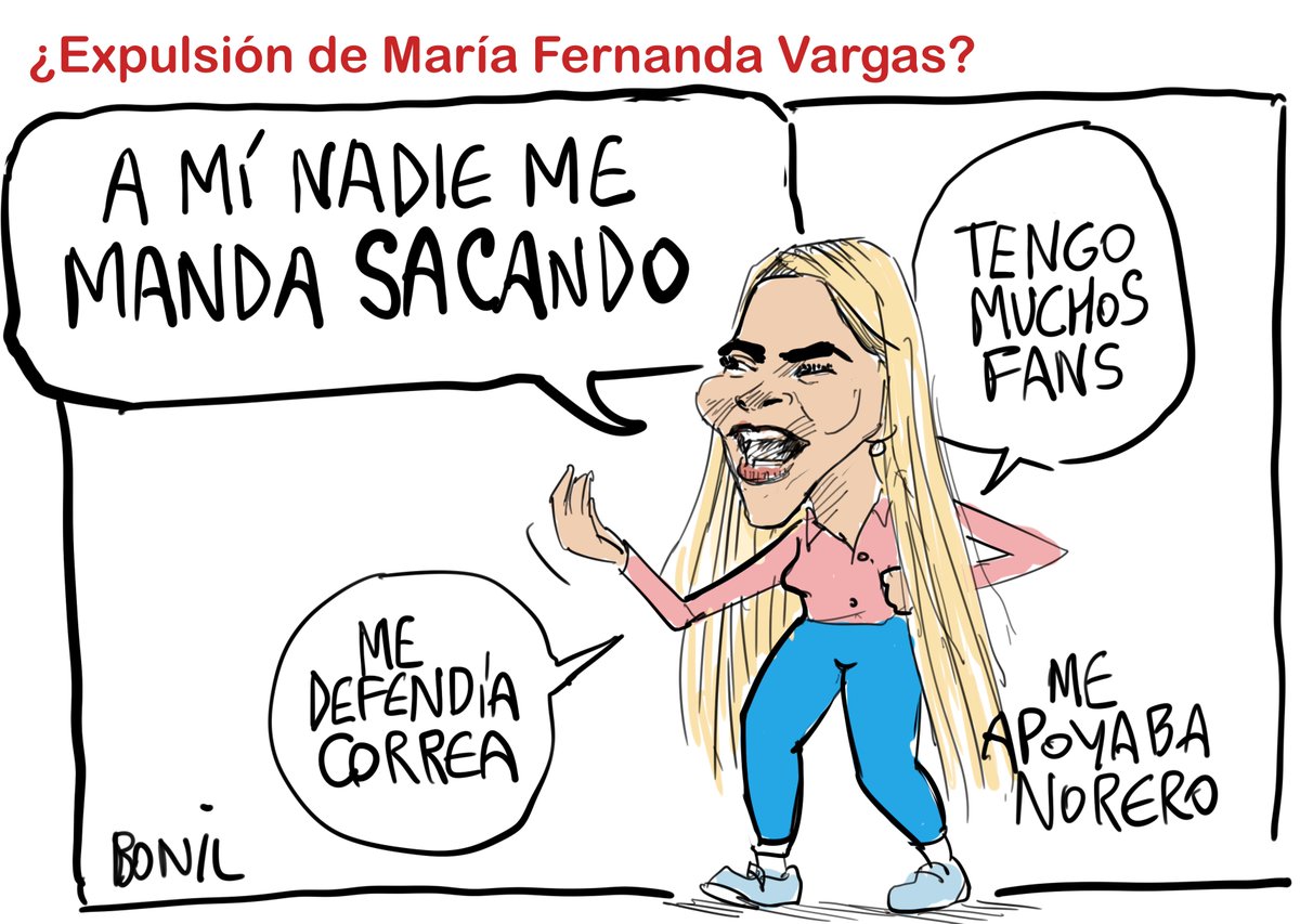 Como dice ella mismo: bien que me conocían. No se hagan.
#hipocresía #RC5 #mariafernandavargas