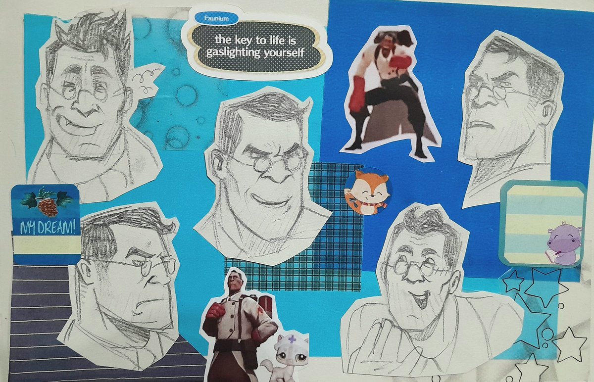 mishakermo's tweet image. BLU Medic propaganda