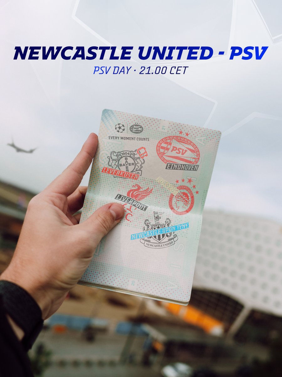 The fourth away day of this <a href="/ChampionsLeague/">UEFA Champions League</a> season. Our passport isn’t full yet! 📍

#NEWPSV #UCL