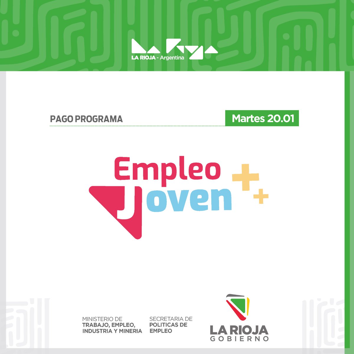 🔺 𝗣𝗮𝗴𝗼 𝗱𝗲𝗹 𝗣𝗿𝗼𝗴𝗿𝗮𝗺𝗮 𝗘𝗺𝗽𝗹𝗲𝗼 𝗝𝗼𝘃𝗲𝗻