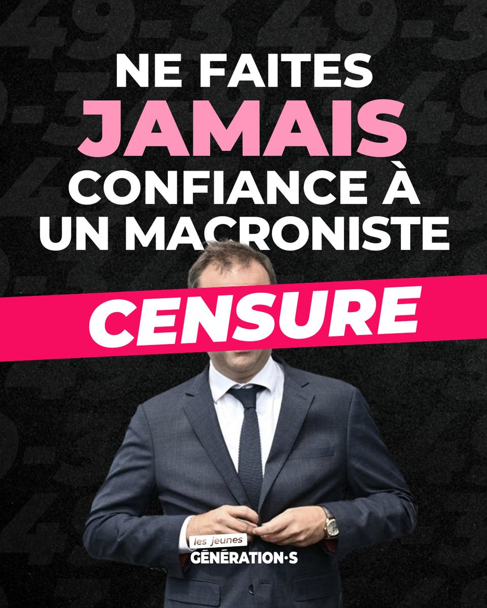 Qui aurait pu prédire...

Nous n'accordons pas notre confiance aux macronistes.

➡️ Le Premier Ministre brutalise le Parlement : pour nous, c'est la censure !