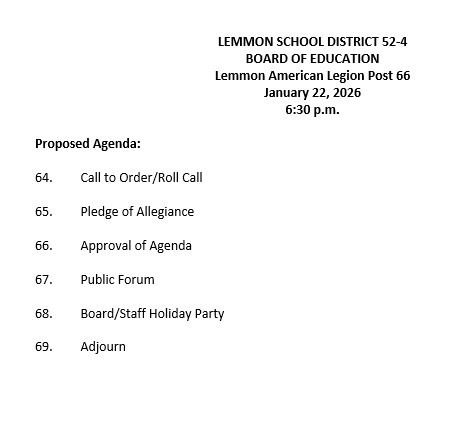 Special Board Meeting-January 22, 2026