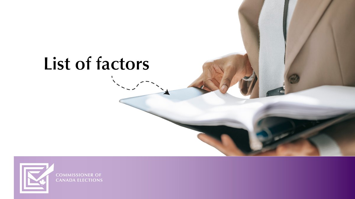 Commissioner of Canada Elections tweet media