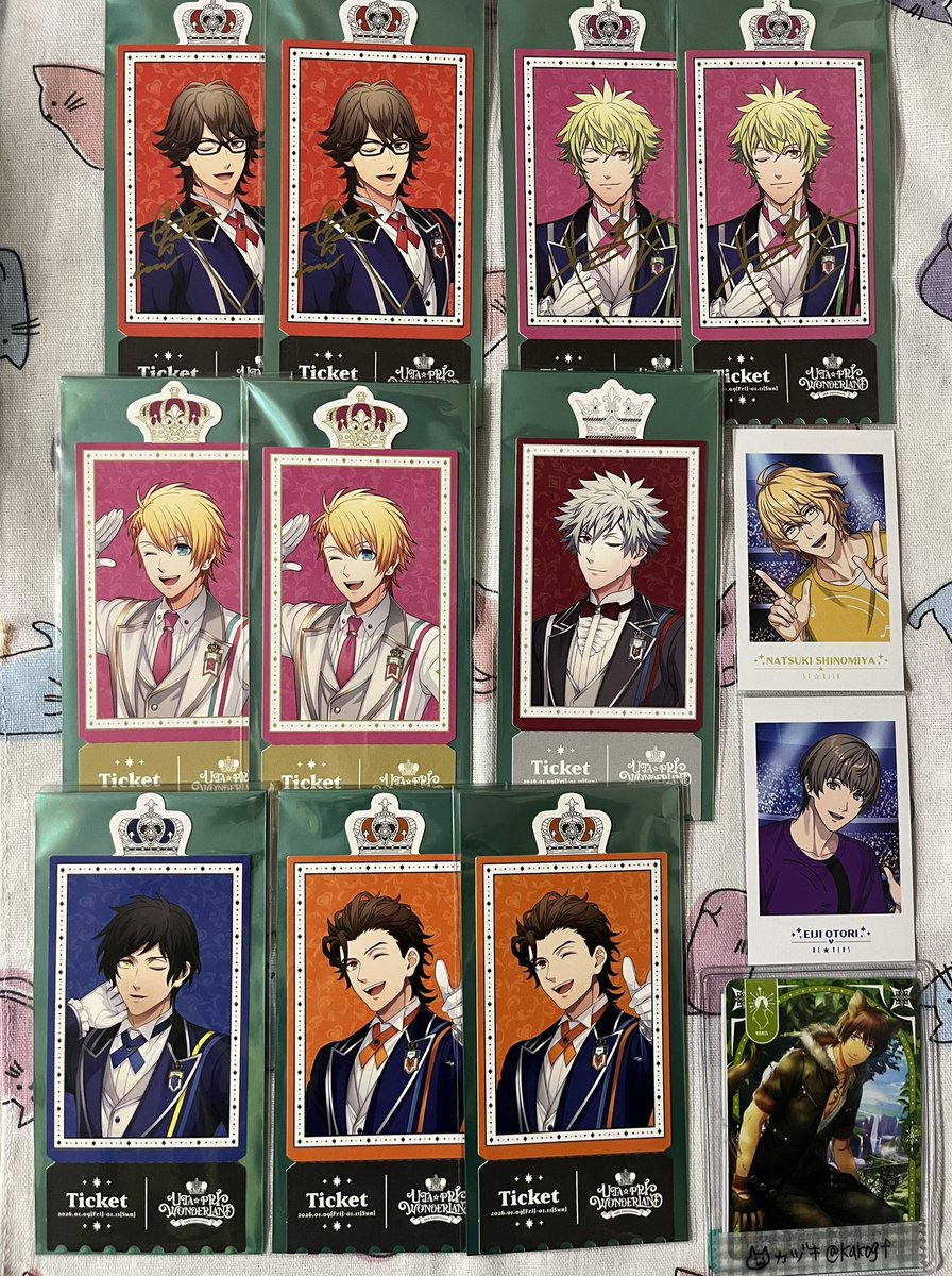 交換】うたプリ ワンダーランド WL 特典 チェキ 譲)SP 瑛一 2大和 2 N