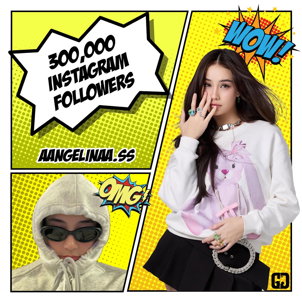 ginjayphv2's tweet image. Congratulations, our Jayna. 300,000 Instagram followers 

#aangelinaass 
#จินเจ #GinJay
