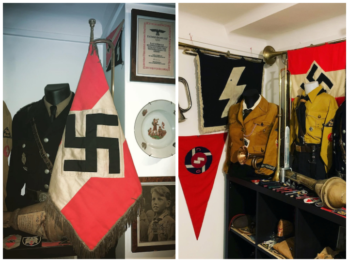 AlertesInfos's tweet image. 🚨🇫🇷 FLASH | Le nouveau visage du média d’extrême droite Frontières, Louise Morice, s’est fiancée avec un collectionneur d’objets liés au IIIe Reich. (StreetPress)