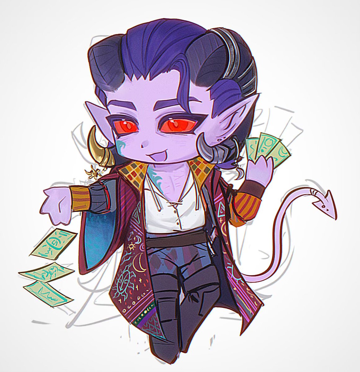 ForgeofDays's tweet image. wip……想拿来做挂件🥺努力细化中……这衣服画的我有点死了……