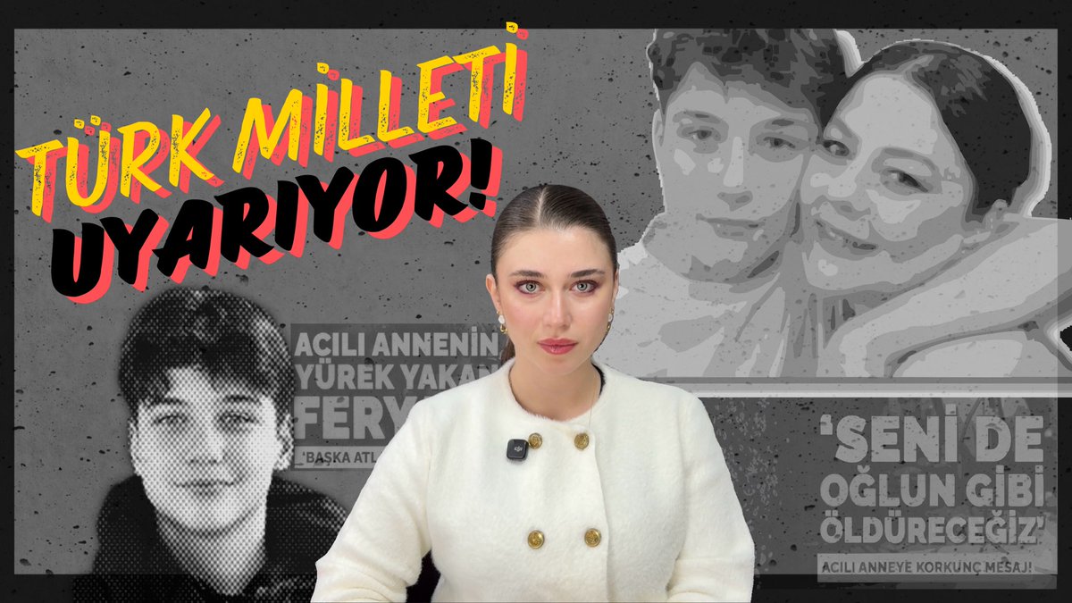 •Genç Türk Yeni Bölüm•
Atlas Çağlayan | Türk Gençlerini Kurban Vermeyeceğiz 

“Suça sürüklenen çocuk” denilerek üstü örtülen cinayetleri kabul etmiyoruz.

Atlas Çağlayan’dan Mattia Ahmet Minguzzi’ye…
Hesap soruyoruz, susmuyoruz.

YouTube: youtu.be/5MuEqVlA3C0?si…