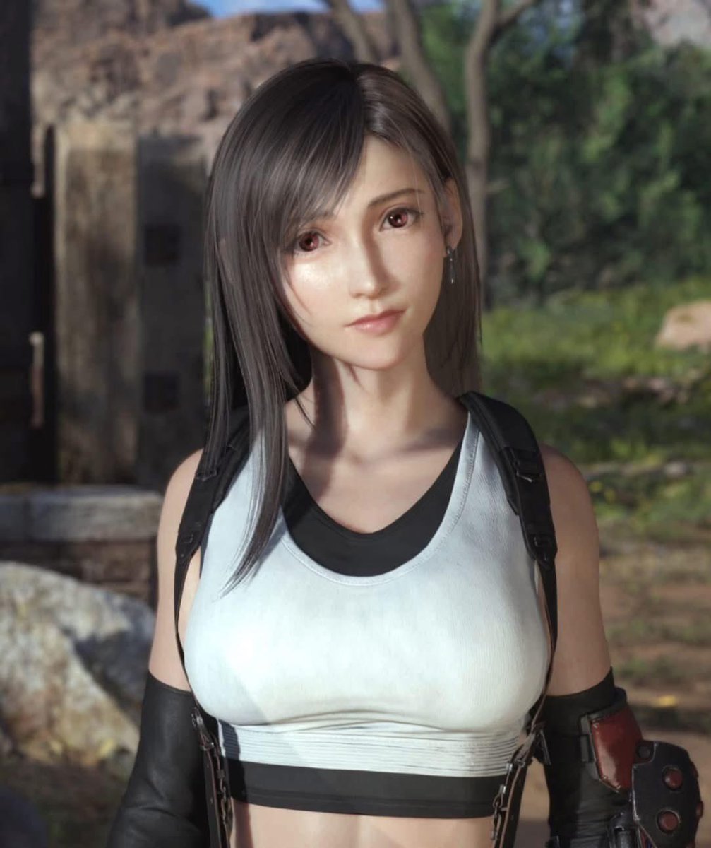 yifatifa's tweet image. I genuinely love that the writers gave Tifa such a gentle, warm, and feminine personality while being a top class brawler. The contrast has always been so refreshing to me.