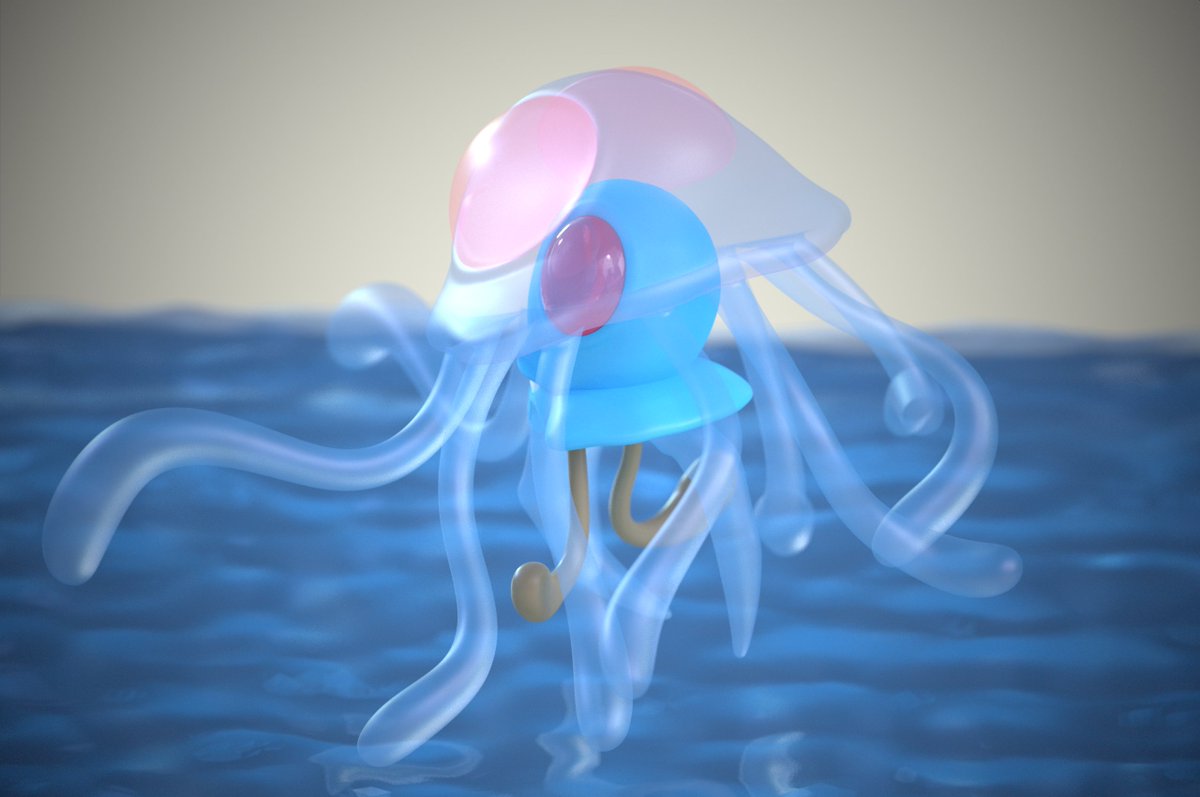 SummoningSlime's tweet photo. Did a slight re-render of this one, after some feedback from some art friends :3. I will likely do more #AmpForms in the future 💙 https://t.co/pjD7giR2Jk