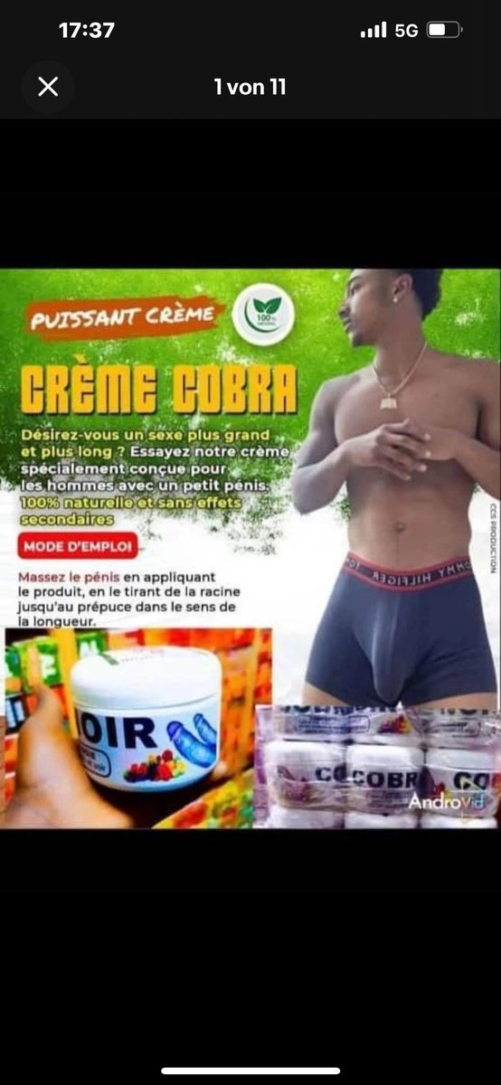 Penis Creme lang. Gut od was ??