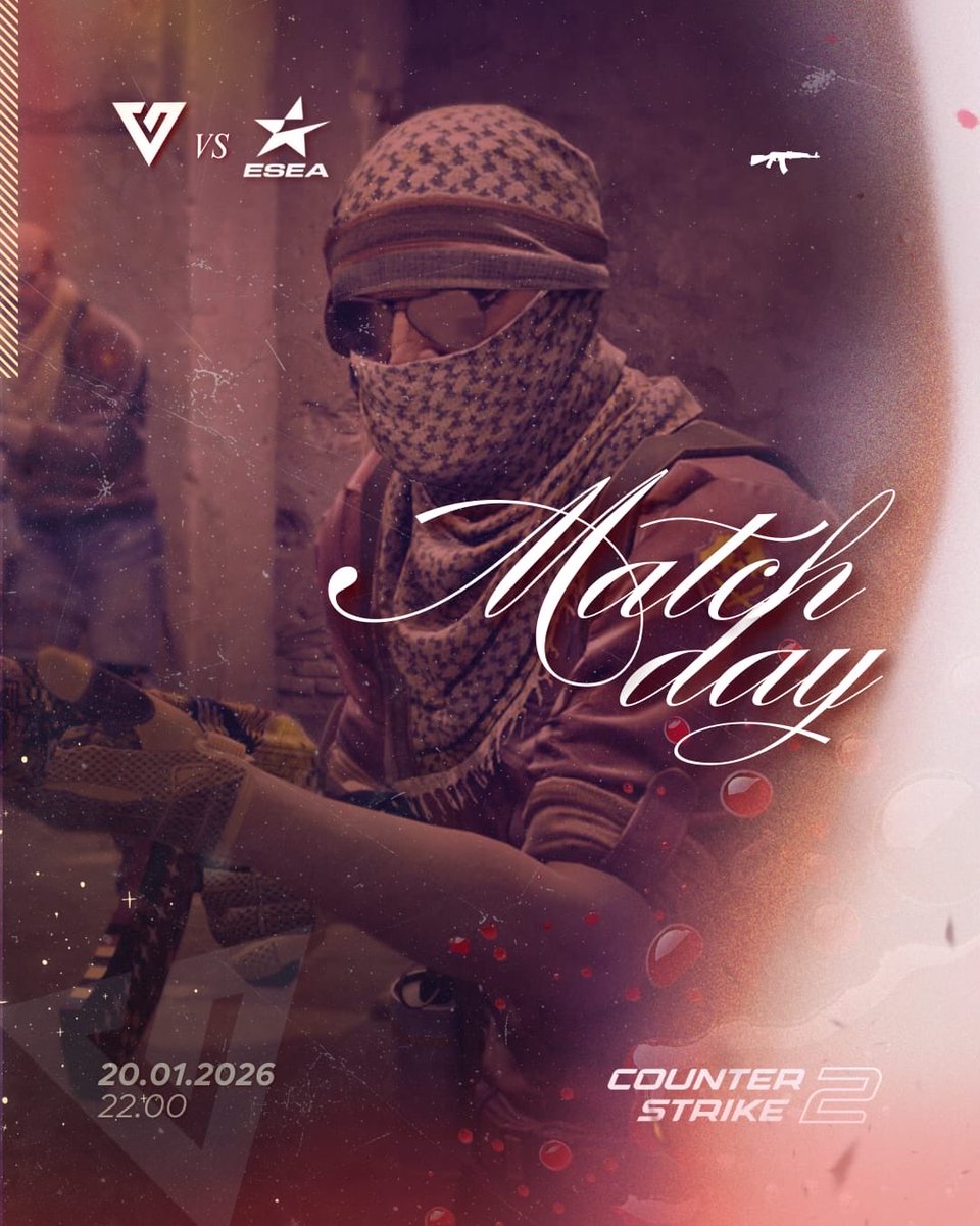 GoldenVgg's tweet photo. MATCH DAY
📅 20 Ocak
🆚 FatePredict
⌛ 22.00
🏆 ESEA Intermediate https://t.co/sJyhzzACY0