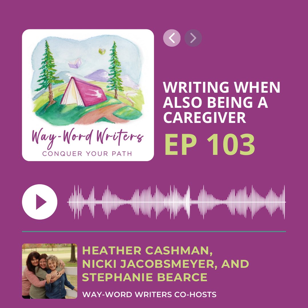 waywordwriters's tweet photo. EP 103 - Writing While Caregiving with Co-Hosts
https://t.co/SxKFXpErfR
#waywordwriters #conqueryourpath #writingcommunity #writerslife #writingpodcast #writingretreat #writingworkshop #caregiving #caregiver https://t.co/kEZRZFAHyY