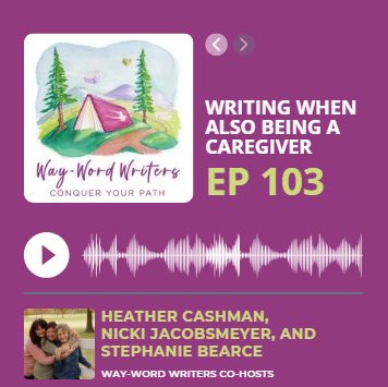 waywordwriters's tweet photo. EP 103 - Writing While Caregiving with Co-Hosts
https://t.co/SxKFXpErfR
#waywordwriters #conqueryourpath #writingcommunity #writerslife #writingpodcast #writingretreat #writingworkshop #caregiving #caregiver https://t.co/kEZRZFAHyY