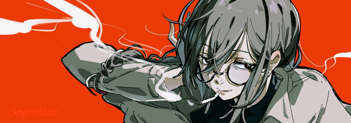 老鶯さんのヘッダーを描かせていただきました…
よふかしのうたの鶯餡子さん
ありがとうございました…😭😭😭