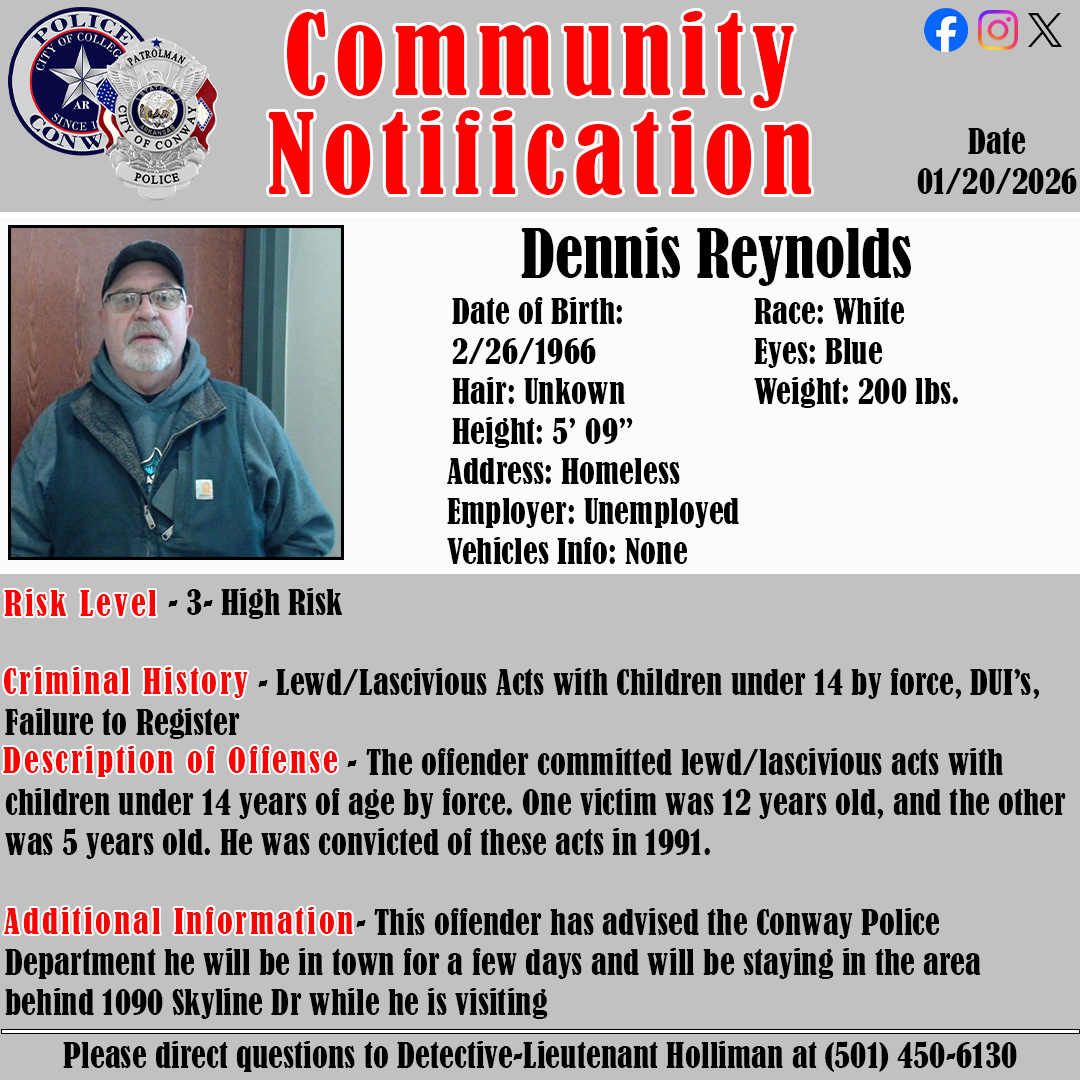 Conway Police Dept. tweet media