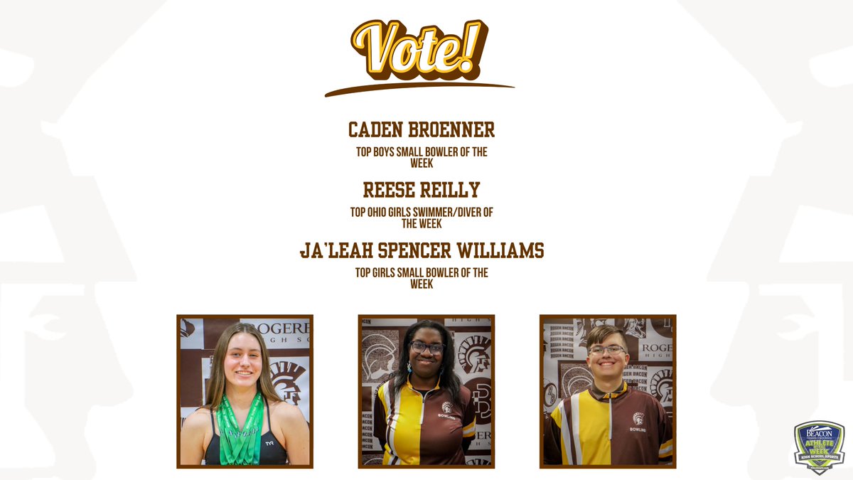 RBSpartans's tweet image. Vote for our Spartans who are up for Greater Cincinnati High School Athlete of the Week. Vote every hour!

🔗 tinyurl.com/3mjc6hfh

#HailSpartans