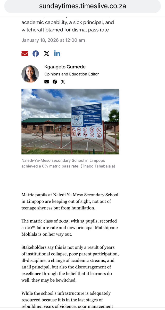 Few things annoy me like unethical journalism. Why is it so hard to attribute the source, like saying “the <a href="/SundayTimesZA/">Sunday Times</a> reports”? <a href="/FaithMangope/">Faith Mangope</a>. This undermines journalists' work and the resources used by <a href="/SundayTimesZA/">Sunday Times</a> to get the story. This is plagiarism.