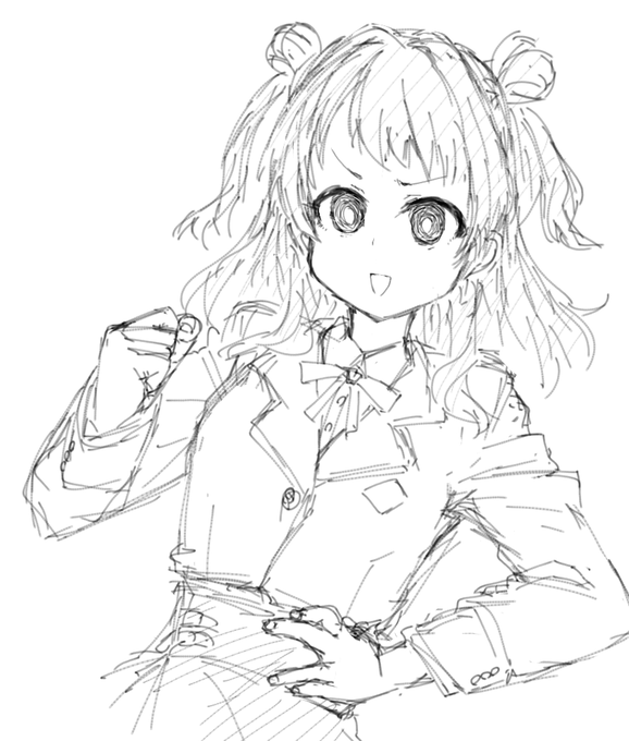 手を描くのけっこう好きなんだけど、凝りすぎるとそこだけ妙にリアルでキモくなるので塩梅が難しい 