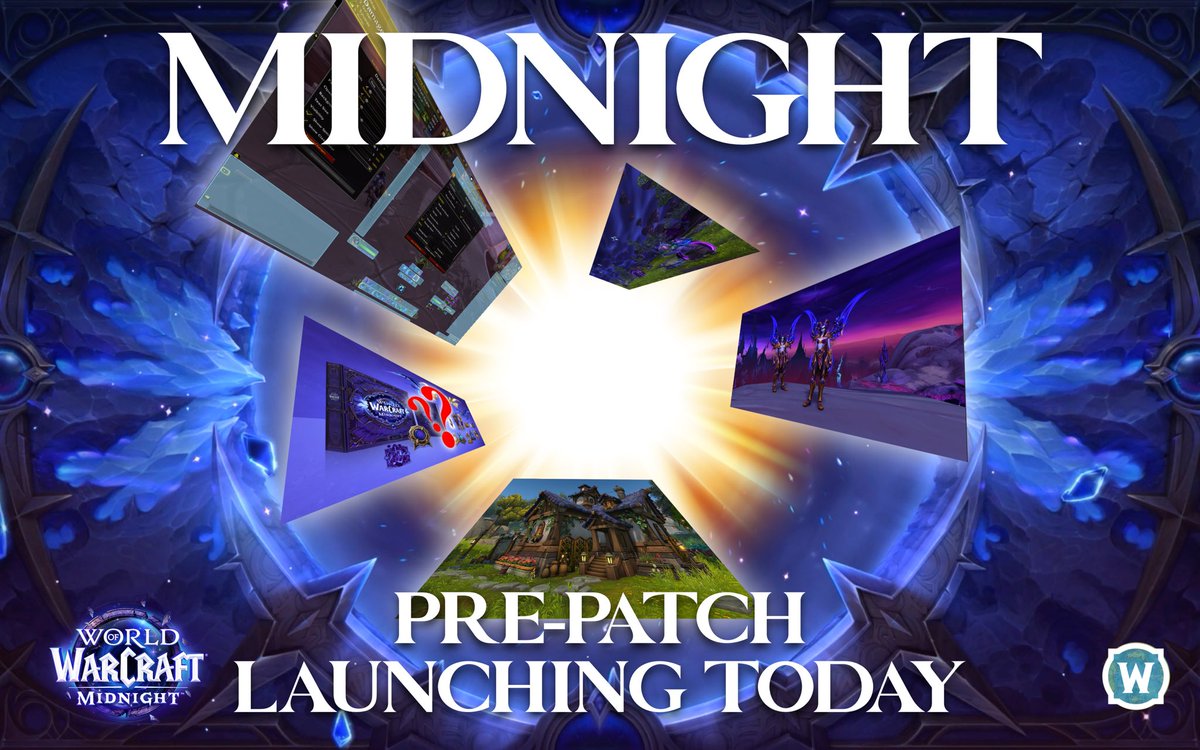 wowzer_81's tweet image. World of Warcraft Midnight Pre Patch Launching today! So many new features coming…if you pre-ordered the expansion! 

Still no word of when the Collectors Edition will be shipped!!

#prepatch #Midnight #worldofwarcraft #warcraft #demonhunter #housing