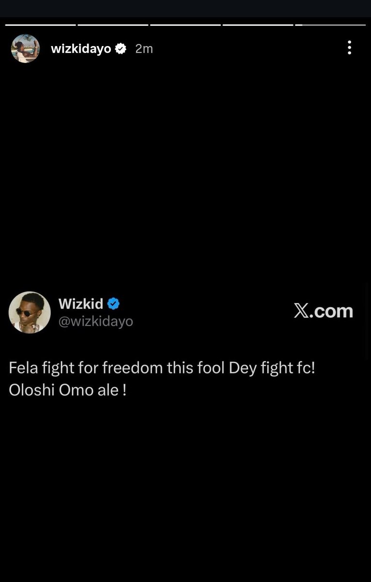 itzbasito's tweet image. Wizkid still posted this on his IG make Seun Kuti see ham😂